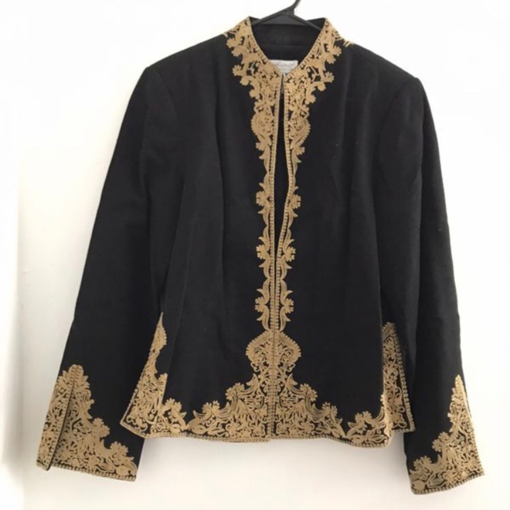 Vintage- Coldwater Creek Embroidered Blazer